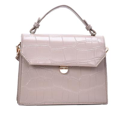 China Fashion Stone Handbag 2021 New Fashion Style Popular Pattern Fashion One-Shoulder Small Diagonal Bag for sale