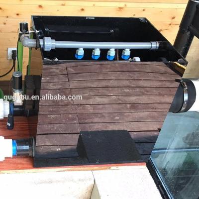 China Intelligent Backwash 20,000L/H Drum Filter For Aquarium Tank for sale