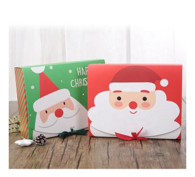 China Recyclable Christmas Gift Square Shape Art Paper Custom Design Small Packaging Paper Box With Logo for sale