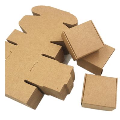 China Recyclable Recycled Eco Friendly Paperboard Cardboard Kraft Folded Gift Package Craft Paper Storage Boxes for sale