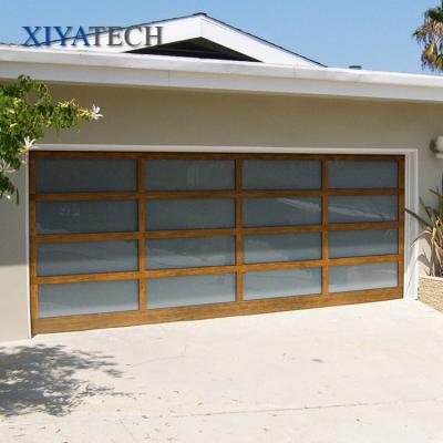 China Decoration hot sale products insulate with appliances aluminum glass garage door for home for sale