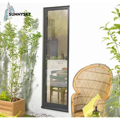 China Folding Fixed Aluminum Screen Grille Design Fix High End Glass Window for sale