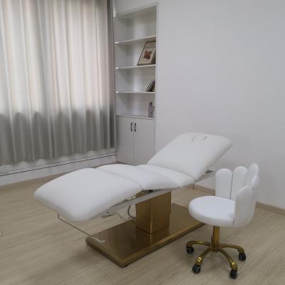 China Discount modern top l sales classic modern design beauty salon electric eyelash massage table facial bed for sale