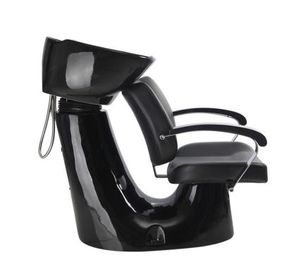 China Modern Design Commercial Hair Salon Unit Shampoo Hot Selling Lying Wash Chair for sale