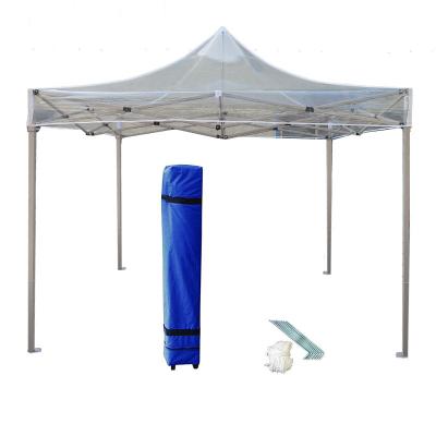 China UV Resistance Pop Up Big Large Folding Canopy Party Gazebo Tent Transparent Roof Garden Outdoor Marquee Tent for sale