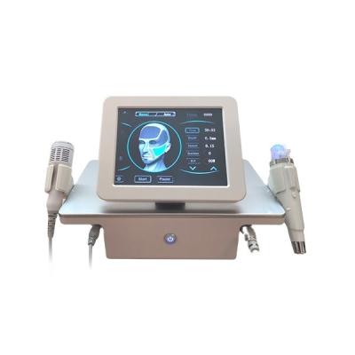 China 2in1 Cryo Face Lift Handle Face Lift Professional Microneedle RF Microneedle Partial Radio Frequency Machine for sale