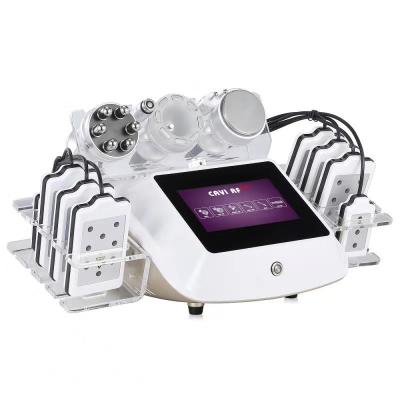 China Weight Loss Professional 8 Pads 650nm Lipolaser Slimming Vacuum Ultrasonic Cavitation For Sale for sale