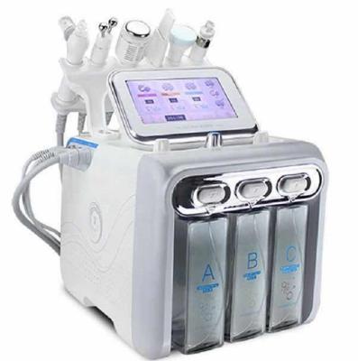 China Multifunctional Ultrasonic Exfoliators RF Skin Rejuvenation 6 in 1 Hydrate Dermabras Face Cleansing Machine For Sale for sale