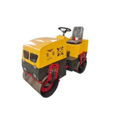 China Construction worksÂ   New type double drum hydraulic ride-on asphalt road roller for sale