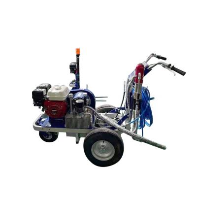 China High Operating Efficiency Cold Solvent Spray Road Marking Machine / Concrete Spray Machinery Hot Sales for sale