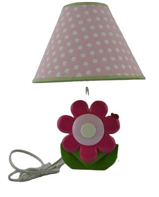 China Hot Sale Handwork Gift Rose Flower Design Table Lamp For Child for sale