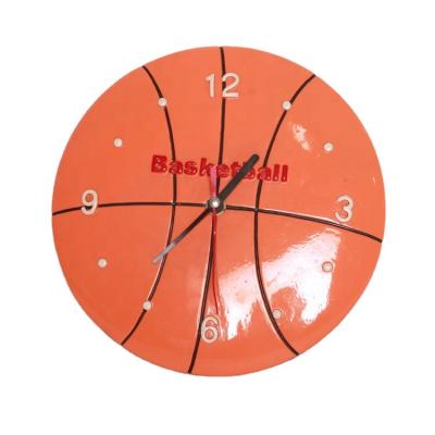 China Antique Style Hotsell Fashion Basketball Shape Modern Wall Clock for sale