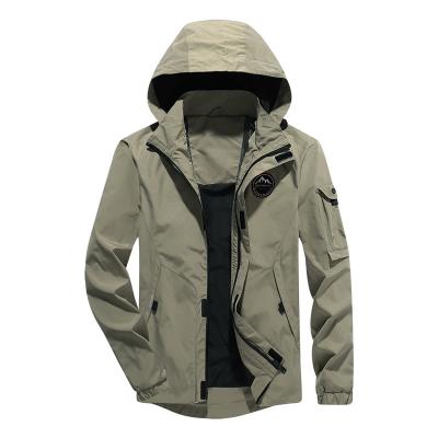 China Detachable Windproof Men Jacket Hood Men's Breathable Jacket Plus Size Men's Jackets for sale