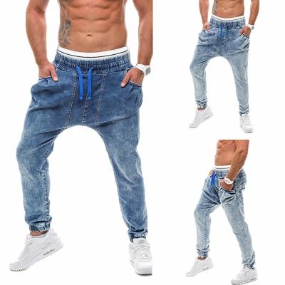 China Custom Logo QUICK DRY European Jeans Men's Denim Jeans OEM/ODM 2021 Size Sports Jeans for sale