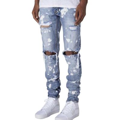 China 2021 Breathable Wholesale Custom Logo Size Wholesale Ripped Jeans Men's Jeans Plus Size Pants Jeans for sale