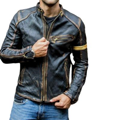 China 2021 Regular Custom Jacket Mens PU Bomber Jackets Pilot Men's Bomber Jackets for sale