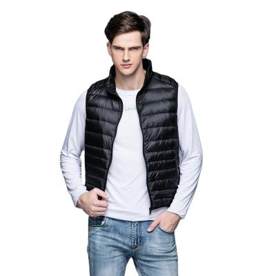 China Wholesale Men Windproof Bubble Down Jacket Vest Mens Padded Jacket Lightweight Down Vest for sale