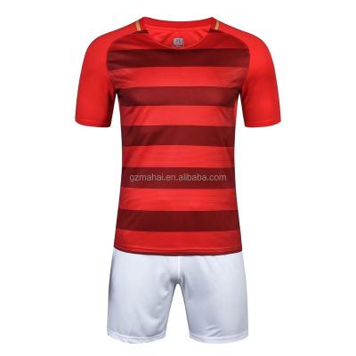 China Shirts & Tops Custom Sports Wear Football Jersey Top Quality 100% Polyester Customized Soccer Uniforms Logo Sponsor for sale