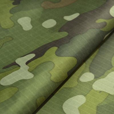 China Waterproof Rip-stop 100% nylon printed fabric in army camouflage color for sleeping bag| tent | hammock waterproof fabric for sale