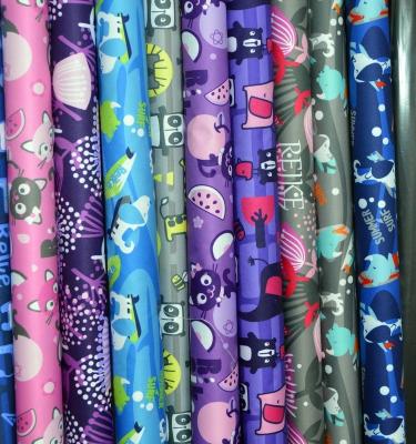 China Waterproof And Breathable Digital Printed 100 Polyester Microfiber Waterproof Fabric for sale