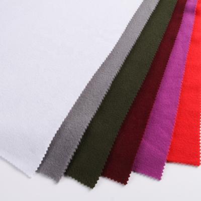 China 2020 Newest Sueded Dye Brushed Fleece 100 Plain Weft Antipilling fdy fabric fdy for sale