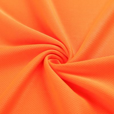 China Customized viable color 100 polyester moisture wicking narrow mesh wathet bird eye mesh fabric sport fabric for sale