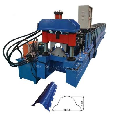 China Cangzhou Hot Selling Building Material Stores Metal Roofing Ridge Cap Roll Forming Machine Steel Ridge Cap Machine for sale