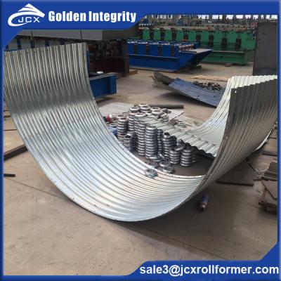 China Silo Hebei PLC System Steel Silo Corrugated Side Panel Roll Forming Machine Supplier for sale