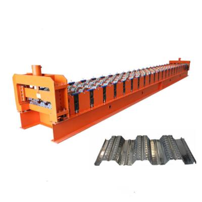 China Hot Sale Steel Truss Hotels GI Floor High Rib Decking Roll Forming Machine for sale