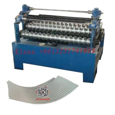 China Hotels Galvanized PPGI Corrugated Crimping Machine For Gutters, Cisterns, Sinks, Attics for sale