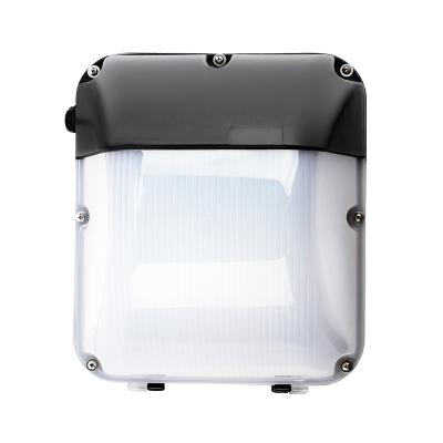 China Polycarbonate ETL DLC Listed Sensor Full Cutoff Outdoor Mini Led Wall Pack Lights 28Watt 45Watt For Garden for sale