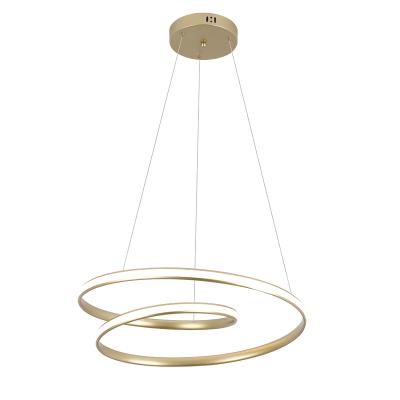 China European simple ceiling modern 3 ring circle led pendant light modern light for home and hotel led chandelier for sale