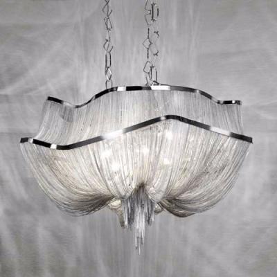 China Exquisite 7.6-1 Long Chandelier Hanging Crystal Chain Suspension Light - Bi-Tier for sale