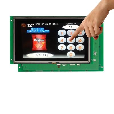 China 50 Pin 10.1 Inch 1024X600 Resolution TFT LCD Module At070tn94 With Resistive Touch Screen 10.1 Inch for sale