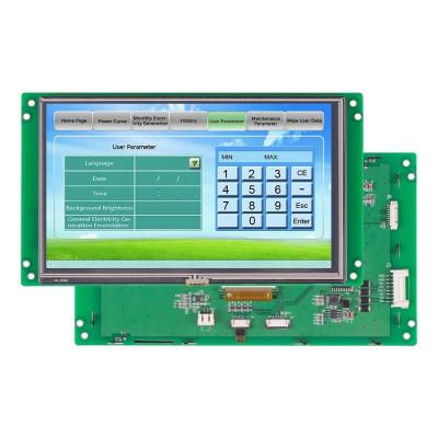 China hmi 7 inch 800*RGB*480 industry level 4 wire resistance tft lcd STVA070WT-01 for sale