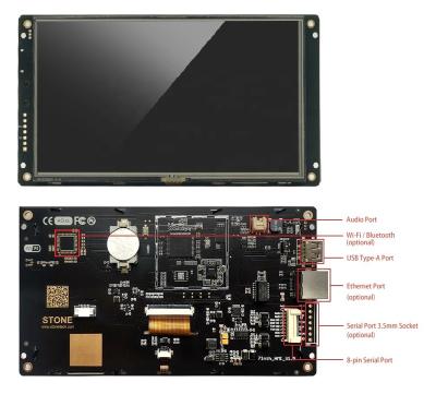 China Newcomer English Version 5 Inch 480x272 HMI TFT LCD Touch Display Module Resistive 5 INCH for sale