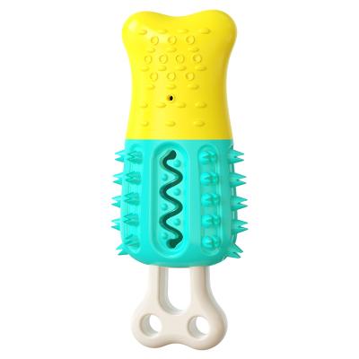 China Viable Dog Bite Toothbrush Popsicle Dog Training Stick Reusing Plastic Dog Toys Chewing Toys for sale