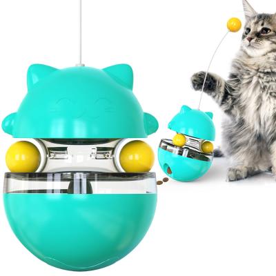 China Viable Tumbler Plate Leak Ball Cat Ball Toy Cat Scratching Ball Cat Niptor Tay for sale