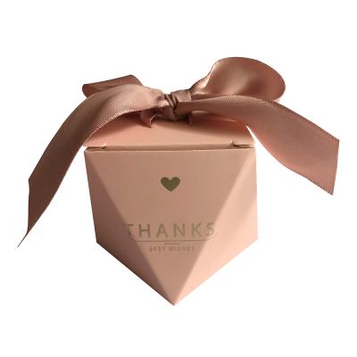 China High Safety Performance To Protect Newest Products Design Pink Edible Biodegradable Chocolate Packing Box for sale