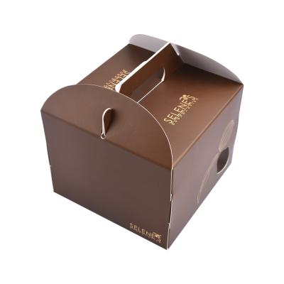 China Recyclable Custom Flat Shipping Cupcake Packing Box For 10 Inch Round Cake Box for sale