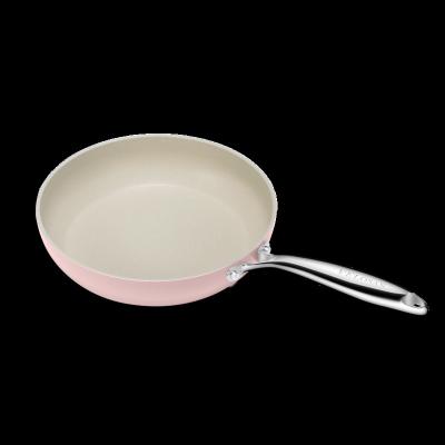 China 2023 Cute Set Stock Available Commercial Cookware Non Stick Russia Aluminum Frying Pan for sale