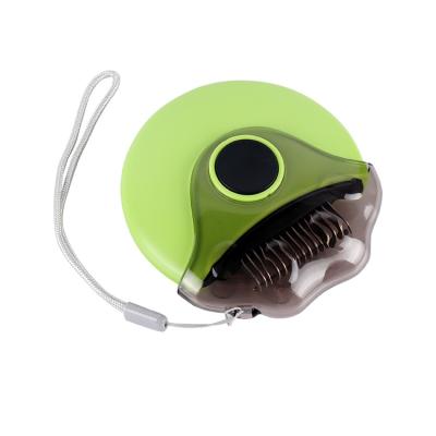 China Stocked A Clean Button Pet Grooming Self Cleaning Slicker Slicker Brush For Dog Cat Hair Shedding for sale