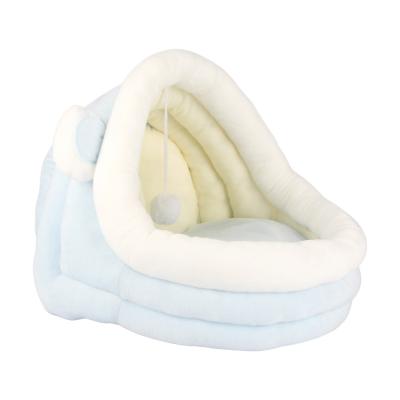 China Breathable High Quality Washable Waterproof Memory Foam Dog Bed Plush Dog Bed With Removable Cover for sale