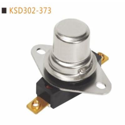 China AC110V/440V 15A-60A High Power Break Action Bimetal Thermostat for High Power Home Appliance KSD302-373KSD302R-373 for sale