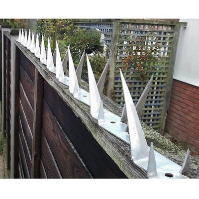 China Anti Boundary Wall Climb Palisade Wall Spike Galvanized Security Wall Spike Barrier for sale