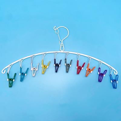 China Behind Doors/On Walls Shengbao Device Factory sells new Rainbow 10 arc-shaped hanger, which is the first choice for drying paper bags and stor for sale