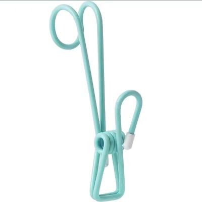 China Behind Doors/On Walls Plastic Bag Hook Clip Small Housewares Underwear Hang Clip Drying Clothes Clip Windproof Clip for sale