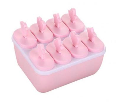 China DIY Ice Mold Cubes Plastic Ice Mold With Cover Lid Frozen Making Tool Tray For Kitchen Bar Accessories Equipment Tools Instruments Round for sale