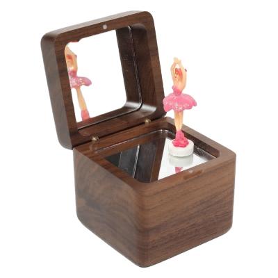 China Swan Lake Ballet Dancer Music Wooden Box Gift for sale