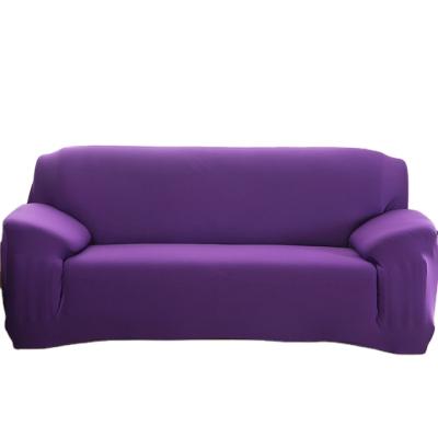 China Three-Seat Sofa Elastic Plain Solid Sofa Cover Stretch Tight Wrap Inclusive For Living Room Funda Sofa Couch Cover Armchair Cover for sale